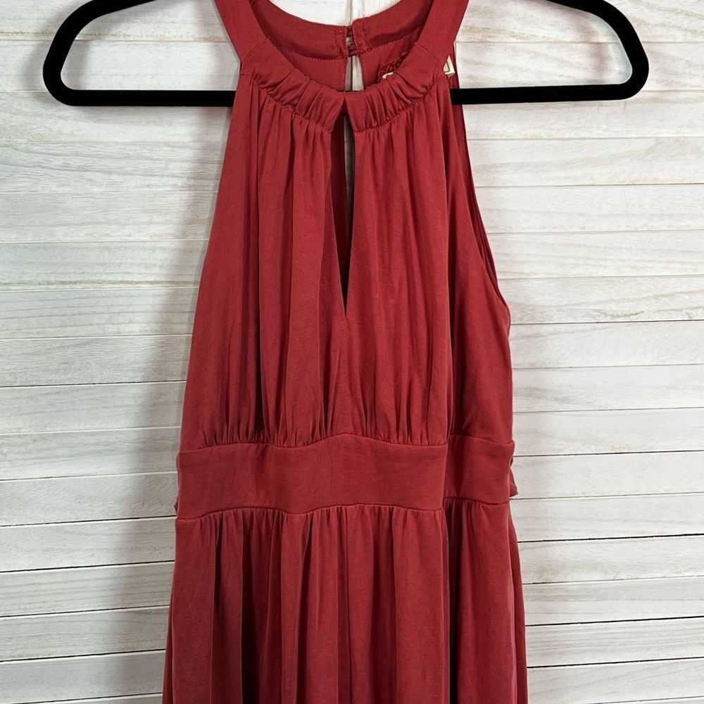 Anthropologie Moulinette Soeurs Ermita Halter Wide Leg Jumpsuit Small - Picture 5 of 13